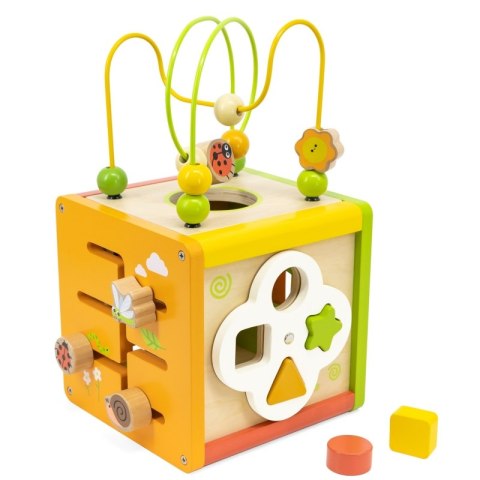 Viga Toys VIGA Drewniana Kostka Edukacyjna 5w1 Viga Toys VIGA Drewniana Kostka Edukacyjna 5w1