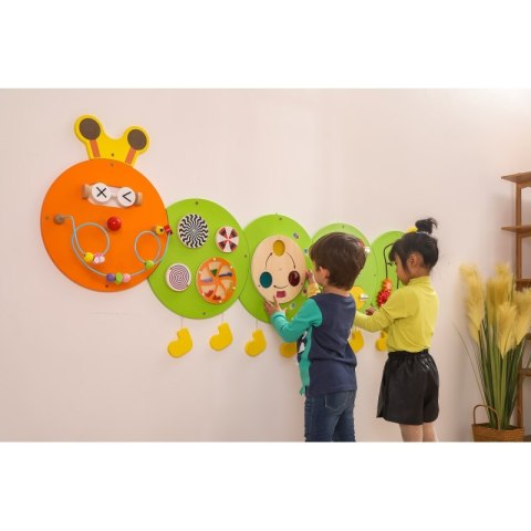 Viga Toys VIGA Drewniana Tablica Gąsienica Certyfikat FSC Montessori Viga Toys VIGA Drewniana Tablica Gąsienica Certyfikat FSC Montessori