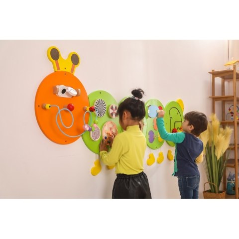 Viga Toys VIGA Drewniana Tablica Gąsienica Certyfikat FSC Montessori Viga Toys VIGA Drewniana Tablica Gąsienica Certyfikat FSC Montessori