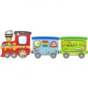 Viga Toys VIGA Drewniana Tablica Sensoryczna-Manipulacyjna EDU Pociąg