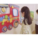 Viga Toys VIGA Drewniana Tablica Sensoryczna-Manipulacyjna EDU Pociąg