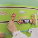 Viga Toys VIGA Drewniana Tablica Sensoryczna-Manipulacyjna EDU Pociąg