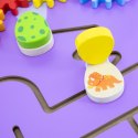 Viga Toys VIGA Drewniana Tablica Sensoryczna-Manipulacyjna EDU Triceratops