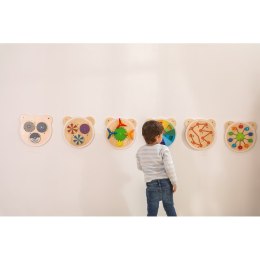 Viga Toys VIGA Drewniana Tablica Wirujące Punkty Certyfikat FSC