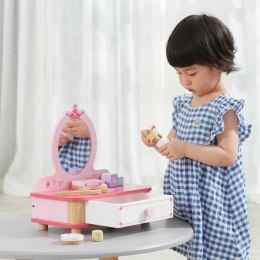 Viga Toys VIGA Drewniana Toaletka Różowa Do Makijażu z Lustrem + Akcesoria