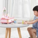 Viga Toys VIGA Drewniana Toaletka Różowa Do Makijażu z Lustrem + Akcesoria