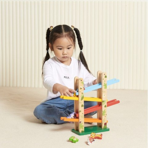 Viga Toys VIGA Drewniana Zjeżdżalnia dla Zwierzątek Dżungla 7 el. Viga Toys VIGA Drewniana Zjeżdżalnia dla Zwierzątek Dżungla 7 el.