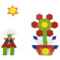 Viga Toys VIGA Drewniane Klocki Płaskie w wiaderku 250 elementów Montessori