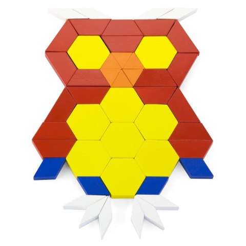 Viga Toys VIGA Drewniane Klocki Płaskie w wiaderku 250 elementów Montessori Viga Toys VIGA Drewniane Klocki Płaskie w wiaderku 250 elementów Montessori
