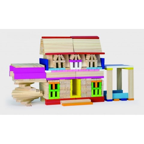Viga Toys VIGA Drewniane Klocki konstrukcyjne Budynki Viga Toys VIGA Drewniane Klocki konstrukcyjne Budynki