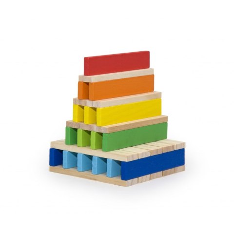 Viga Toys VIGA Drewniane Klocki konstrukcyjne Budynki Viga Toys VIGA Drewniane Klocki konstrukcyjne Budynki