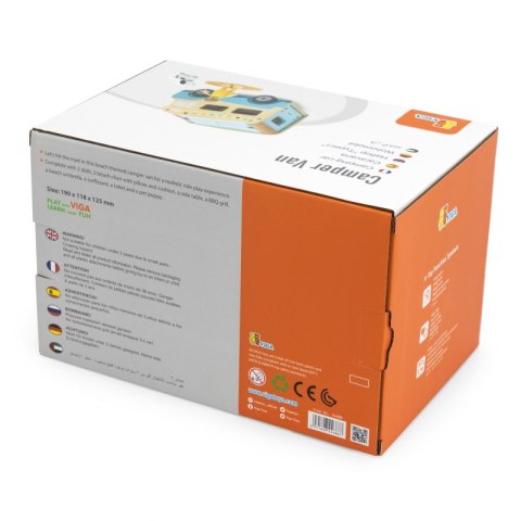 Viga Toys VIGA Drewniany Kamper Plaża Viga Toys VIGA Drewniany Kamper Plaża