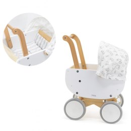 Viga Toys VIGA Drewniany Wózek dla Lalek z Gondolą