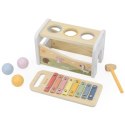 Viga Toys VIGA Drewniany Zestaw Wybijanka + Cymbałki Ksylofon 2w1