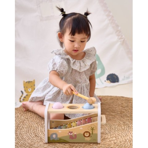 Viga Toys VIGA Drewniany Zestaw Wybijanka + Cymbałki Ksylofon 2w1 Viga Toys VIGA Drewniany Zestaw Wybijanka + Cymbałki Ksylofon 2w1