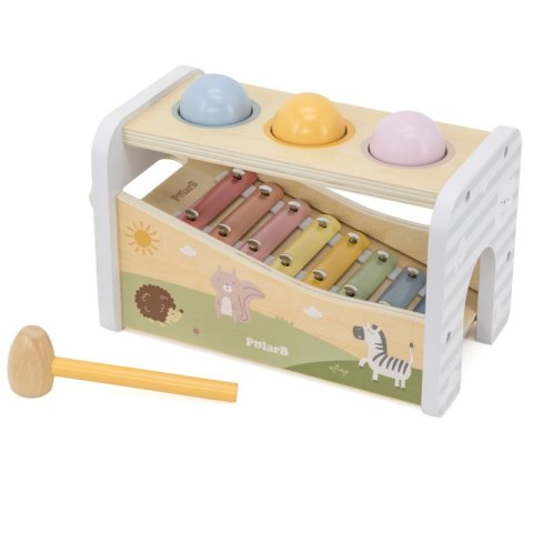 Viga Toys VIGA Drewniany Zestaw Wybijanka + Cymbałki Ksylofon 2w1 Viga Toys VIGA Drewniany Zestaw Wybijanka + Cymbałki Ksylofon 2w1