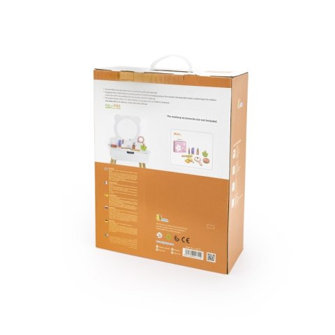 Viga Toys VIGA Duża Toaletka Drewniana Biała z Lustrem i Krzesełkiem Viga Toys VIGA Duża Toaletka Drewniana Biała z Lustrem i Krzesełkiem