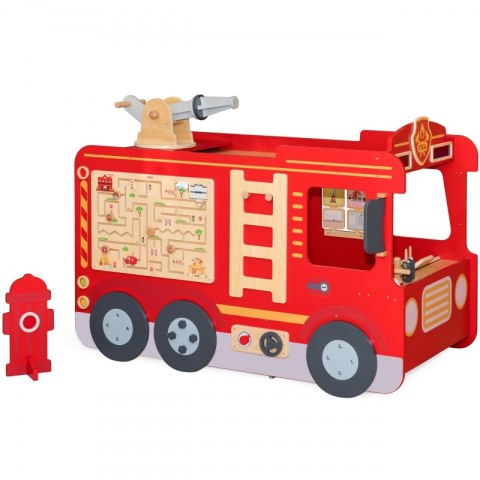Viga Toys VIGA Duży Drewniany Wóz Strażacki Plac Zabaw Montessori Viga Toys VIGA Duży Drewniany Wóz Strażacki Plac Zabaw Montessori