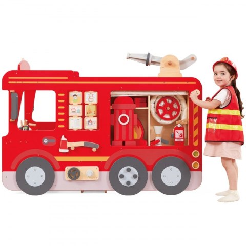 Viga Toys VIGA Duży Drewniany Wóz Strażacki Plac Zabaw Montessori Viga Toys VIGA Duży Drewniany Wóz Strażacki Plac Zabaw Montessori
