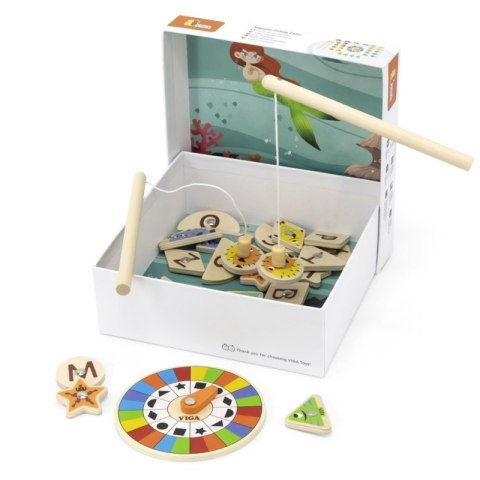 Viga Toys VIGA Gra Zestaw Magnetyczny Do Łowienia Rybek Viga Toys VIGA Gra Zestaw Magnetyczny Do Łowienia Rybek
