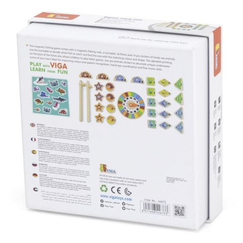 Viga Toys VIGA Gra Zestaw Magnetyczny Do Łowienia Rybek Viga Toys VIGA Gra Zestaw Magnetyczny Do Łowienia Rybek