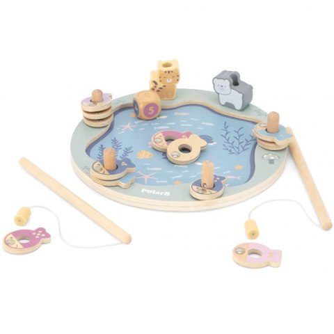 Viga Toys VIGA PolarB Drewniana Gra Łowienie Rybek Viga Toys VIGA PolarB Drewniana Gra Łowienie Rybek