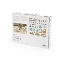 Viga Toys VIGA PolarB Drewniana kolejka dla dzieci Pociąg Tor 90 elementów