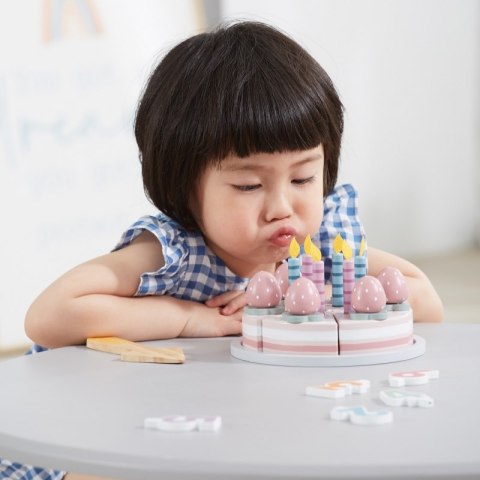 Viga Toys VIGA PolarB Drewniane Ciasto Tort Urodzinowy do Krojenia Viga Toys VIGA PolarB Drewniane Ciasto Tort Urodzinowy do Krojenia