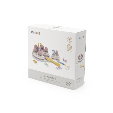 Viga Toys VIGA PolarB Drewniane Ciasto Tort Urodzinowy do Krojenia Viga Toys VIGA PolarB Drewniane Ciasto Tort Urodzinowy do Krojenia