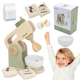 Viga Toys VIGA PolarB Drewniany Mikser Kuchenny Zielony + Akcesoria