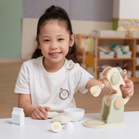Viga Toys VIGA PolarB Drewniany Mikser Kuchenny Zielony + Akcesoria Viga Toys VIGA PolarB Drewniany Mikser Kuchenny Zielony + Akcesoria