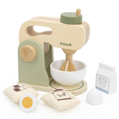 Viga Toys VIGA PolarB Drewniany Mikser Kuchenny Zielony + Akcesoria Viga Toys VIGA PolarB Drewniany Mikser Kuchenny Zielony + Akcesoria