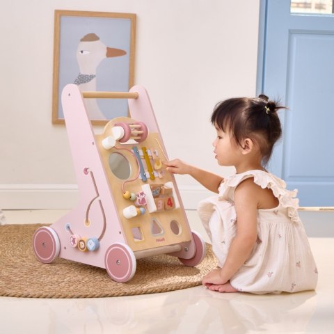 Viga Toys VIGA PolarB Drewniany Pchacz Chodzik Różowy Edukacyjny Viga Toys VIGA PolarB Drewniany Pchacz Chodzik Różowy Edukacyjny