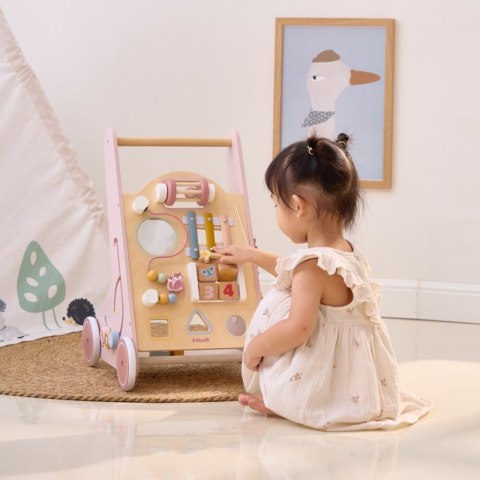 Viga Toys VIGA PolarB Drewniany Pchacz Chodzik Różowy Edukacyjny Viga Toys VIGA PolarB Drewniany Pchacz Chodzik Różowy Edukacyjny