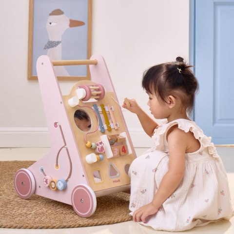 Viga Toys VIGA PolarB Drewniany Pchacz Chodzik Różowy Edukacyjny Viga Toys VIGA PolarB Drewniany Pchacz Chodzik Różowy Edukacyjny