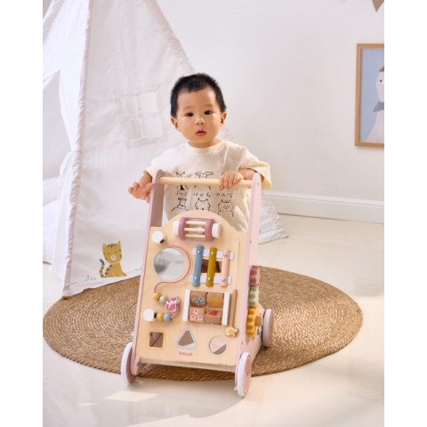 Viga Toys VIGA PolarB Drewniany Pchacz Chodzik Różowy Edukacyjny Viga Toys VIGA PolarB Drewniany Pchacz Chodzik Różowy Edukacyjny