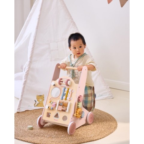 Viga Toys VIGA PolarB Drewniany Pchacz Chodzik Różowy Edukacyjny Viga Toys VIGA PolarB Drewniany Pchacz Chodzik Różowy Edukacyjny