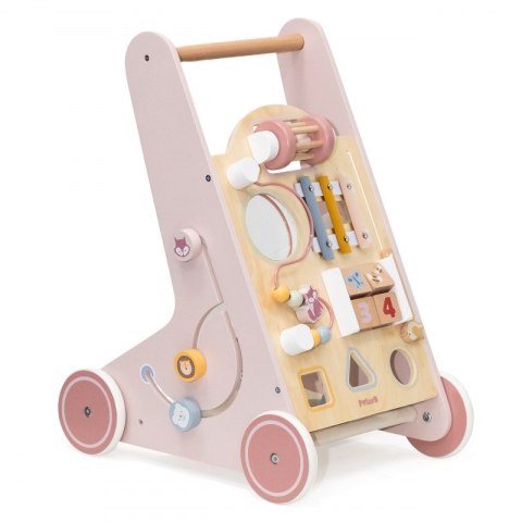 Viga Toys VIGA PolarB Drewniany Pchacz Chodzik Różowy Edukacyjny Viga Toys VIGA PolarB Drewniany Pchacz Chodzik Różowy Edukacyjny