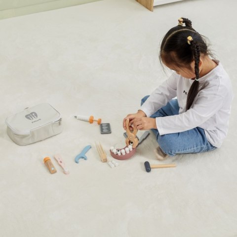 Viga Toys VIGA PolarB Drewniany Zestaw Dentysty Torba Viga Toys VIGA PolarB Drewniany Zestaw Dentysty Torba