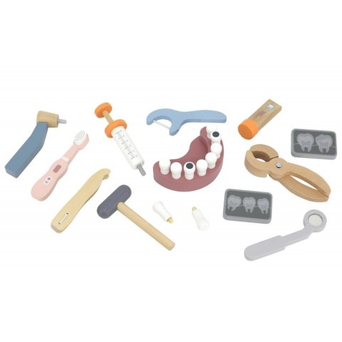 Viga Toys VIGA PolarB Drewniany Zestaw Dentysty Torba Viga Toys VIGA PolarB Drewniany Zestaw Dentysty Torba