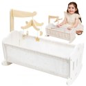 Viga Toys VIGA PolarB Kołyska Drewniana dla Lalek Łóżeczko