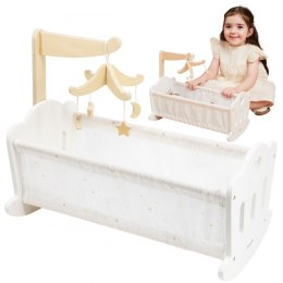Viga Toys VIGA PolarB Kołyska Drewniana dla Lalek Łóżeczko