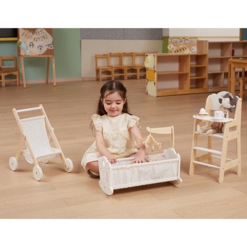 Viga Toys VIGA PolarB Kołyska Drewniana dla Lalek Łóżeczko Viga Toys VIGA PolarB Kołyska Drewniana dla Lalek Łóżeczko