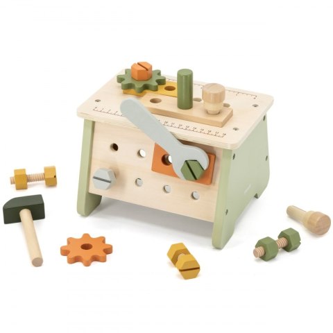 Viga Toys VIGA PolarB Mini Warsztat 2w1 Skrzynka z Narzędziami Zestaw Drewniany Viga Toys VIGA PolarB Mini Warsztat 2w1 Skrzynka z Narzędziami Zestaw Drewniany