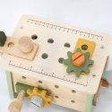 Viga Toys VIGA PolarB Mini Warsztat 2w1 Skrzynka z Narzędziami Zestaw Drewniany