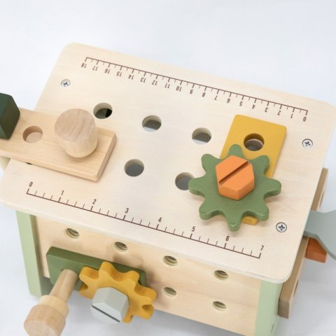 Viga Toys VIGA PolarB Mini Warsztat 2w1 Skrzynka z Narzędziami Zestaw Drewniany Viga Toys VIGA PolarB Mini Warsztat 2w1 Skrzynka z Narzędziami Zestaw Drewniany