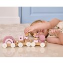 Viga Toys VIGA PolarB Różowa Kolejka Pociąg z Wagonikami Klocki