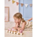 Viga Toys VIGA PolarB Różowa Kolejka Pociąg z Wagonikami Klocki