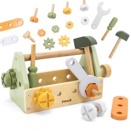 Viga Toys VIGA PolarB Skrzynka z Narzędziami Zestaw Drewniany