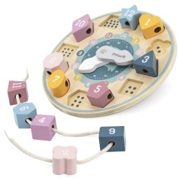 Viga Toys VIGA PolarB Sorter Kształtów Zegar nawlekanka Montessori